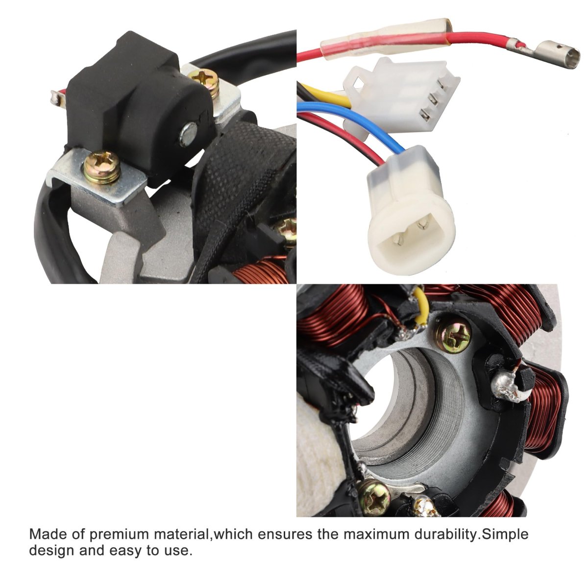 7 Coil Ignition Magneto Stator Replacement For Estator Completo Bws100 Axis00 Outer Diameter 81mm 3 19 Inner 28mm 1 1 In