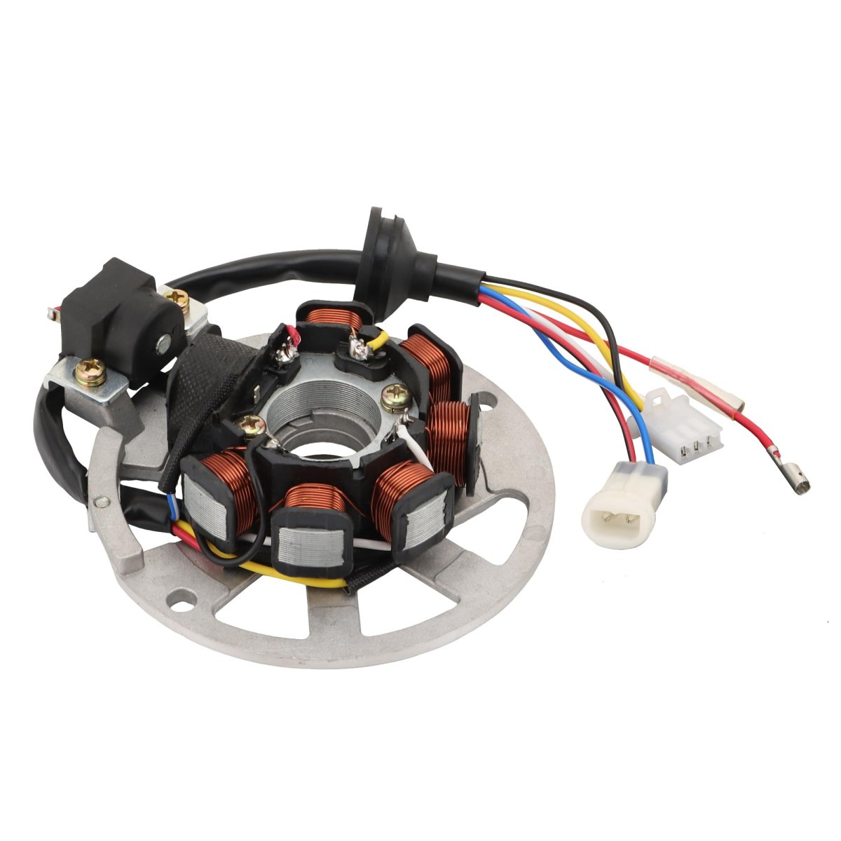 7 Coil Ignition Magneto Stator Replacement For Estator Completo Bws100 Axis00 Outer Diameter 81mm 3 19 Inner 28mm 1 1 In
