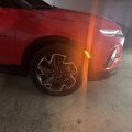 Njsbyl Blazer Side Marker Light Kits For 2019-2023 Chevrolet Smoked Lens Amber Led Turn Signal Lamps Lights Chevy Wheel Full