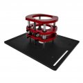 Metal Router Lift System Kit Woodworking Insert Base Plate For Table Saw Aluminum Alloy Full Installation Set Black