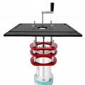 Metal Router Lift System Kit Woodworking Insert Base Plate For Table Saw Aluminum Alloy Full Installation Set Black