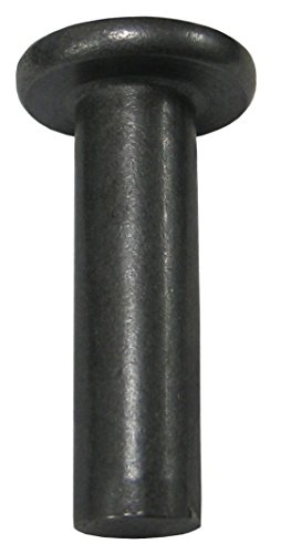 1 4 Dia X 3 Length Steel Solid Flat Head Rivet Plain Finish Pack Of Lb Approximately 63 Pieces
