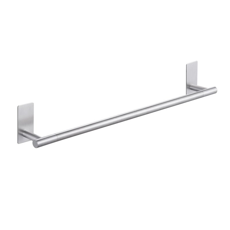 Kes 23 6 Inch Adhesive Towel Bar For Bathroom Wall Bath Holder Rack No Drill Sus304 Stainless Steel Brushed Finish Bth7300s60-2