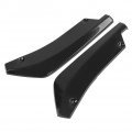 Rear Bumper Splitter Car Lip 1 Pair Of Universal Modified Canard Diffuser Spoiler Fins Black