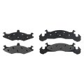 Front Disc Brake Pads For 1990 Plymouth Horizon Gold Classification Semi Metallic Friction High Dust Rating 