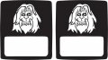 Jeeptails Bigfoot Face Tail Lamp Light Covers Non-led For Jeep Wrangler Jl Models 2018-present 