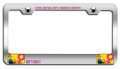 Silly Boys Trucks Are For Girls Feminism Girl Power Chrome Metal License Plate Frame Tag Holder F68 