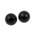 Uxcella 8 Pcs M10 X 35mm Plastic Ball Machine Tool Accessories Console Handle Black