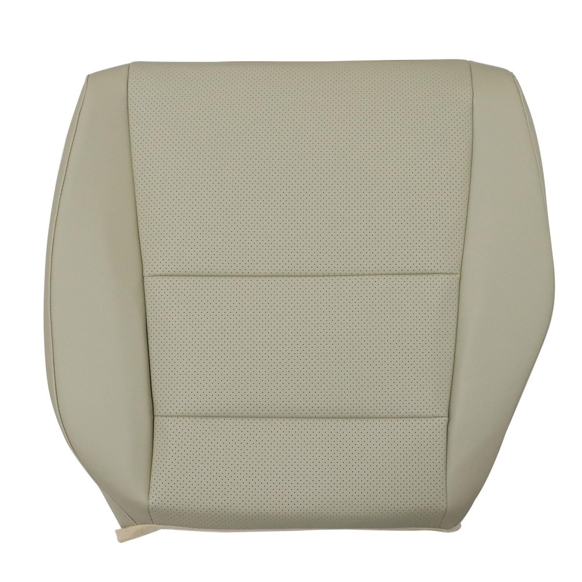 Driver And Passenger Bottom Perforated Leather Replacement Seat Covers Tan For Acura Tsx 2009 2010 2011 2012 2013 2014
