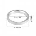 X Autohaux 2pcs Od 78 1mm To Id 64 Aluminium Alloy Car Hub Centric Rings Wheel Bore Center Spacer