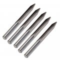 5pcs 2-flute Engraving Router Bits 30 Degree 4mm Shank 0 8mm Blade Cnc Milling