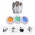 8 Pcs Rain Water Saver Shower Head Regulator Flow Limiter Inline Restrictor Faucet Tub Connector Copper Shell