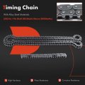 A-premium 13pcs Engine Timing Chain Kit W Tensioner Sprocket Guide Fits Dohc V6 2 7l Compatible With Chrysler Concorde 98-99