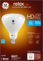 Ge Lighting Relax Hd Soft White 65w Br40 1-pack