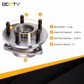 Ocpty New Wheel Hub Bearings Front 5 Lugs Replacement Fit For Jeep Cherokee 1999-2001 Wrangler 2000-2006 Tj Compatible With Oe