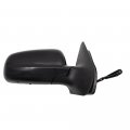 Brock Replacement Passenger Side Power Mirror Paint To Match Black With Heat And Clear Glass Without Memory For 1999-2005 A4 