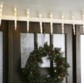 Ge 89453lo Color Choice 20-count Multi-function Changing Mini Led Plug-in Christmas Icicle Lights