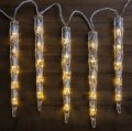 Ge 89453lo Color Choice 20-count Multi-function Changing Mini Led Plug-in Christmas Icicle Lights