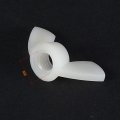 Uxcell M8 Wing Nuts Nylon Butterfly Nut Hand Twist Tighten Fasteners White 8pcs