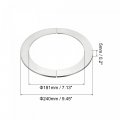 Uxcell Wall Split Flange 201 Stainless Steel Round Escutcheon Plate For 181mm Diameter Pipe 2pcs