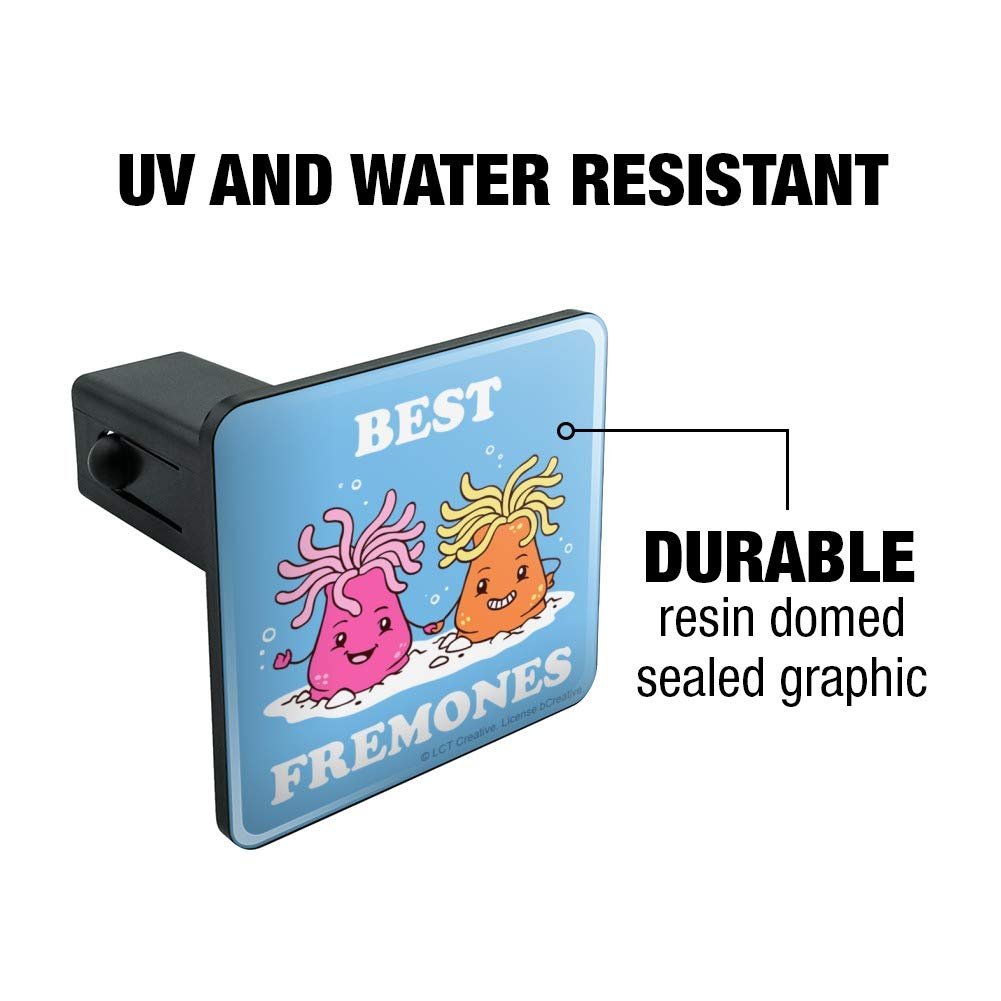 Graphics More Best Fremones Frenemies Friend Enemy Funny Humor Tow Trailer Hitch Cover Plug Insert