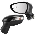 Left And Right Side View Mirror Fit For 2014-2019d For Fiesta Per Non-heated W Signal Lamp W Blind Spot Detection Ptm Oe 