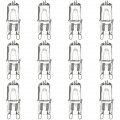 Sunlite Q40 Cl G9 120v 12pk Halogen 40w Single Ended Capsule Light Bulbs Clear Finish 3200k Bright White Bi-pin Base 12 Pack 