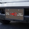 Crawfish Pinch The Tail Suck Head Crayfish Louisiana Saying Novelty Metal Vanity Tag License Plate