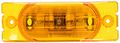 Grote 45443 Yellow Two-bulb Turtleback No-splice Clearance Marker Light 