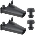 Hood Stop Rubber Cushion Bumper Holder Cv6z 16758 Am5z A For Ford C Max Escape Edge Transit Connect And Lincoln Mkc 2 Set 