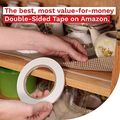 Double Sided Tape Removable 1 2 In By 20 Yards Pack Of 6 Strong Adhesive For Woodworking Carpets And Gift Wrap Weather