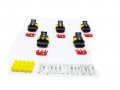 Cnkf 5set Amp Superseal 1 5 Serise 3 Pin Female Waterproof Housing Plug Car Connector With Terminals