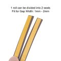 Foam Tape Adhesive Weather Stripping 9mm Wide 2mm Thick 5 Meters Long Brown Pcs