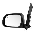 To1320288 Side Door Power Mirror With Heated Memory For Toyota Sienna 2011-2012 Driver Left Paint To Match Black