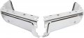 Kuafu Rear Bumper End Cap Compatible With 2009-2014 Ford F150 2010-2014 Lincoln Mark Lt Chrome Pair Steel You Will Receive 2