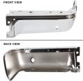 Kuafu Rear Bumper End Cap Compatible With 2009-2014 Ford F150 2010-2014 Lincoln Mark Lt Chrome Pair Steel You Will Receive 2
