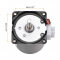 Uxcell Ac 110v Electric Synchronous Motor Metal Gear Turntable Cw Ccw 2 5rpm 50-60hz 14w 7mm Dia Central Shaft With Hole