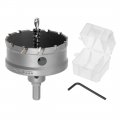 Uxcell Carbide Hole Saw Drill Bit 75mm Cutter For Stainless Steel Alloy Cast Iron Copper Metal Sheet With Limit Step