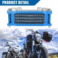 X Autohaux 1 Set Blue Engine Oil Cooler Standard Cooling Radiator Kit Universal For Dirt Bike Pit Monkey Atv Quad 50cc-160cc