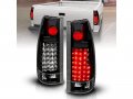 Clear Red Led Replacement Tail Lights For 1988 To 2000 Chevy Gmc Ck Truck Suburban Suv Yukon Driver And Passenger Side Set With