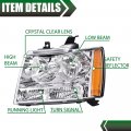 G-plus Headlights Assembly Compatible With 2007 2008 2009 2010 2011 2012 2013 2014 Chevy Suburban 2007-2013 Tahoe Avalanche