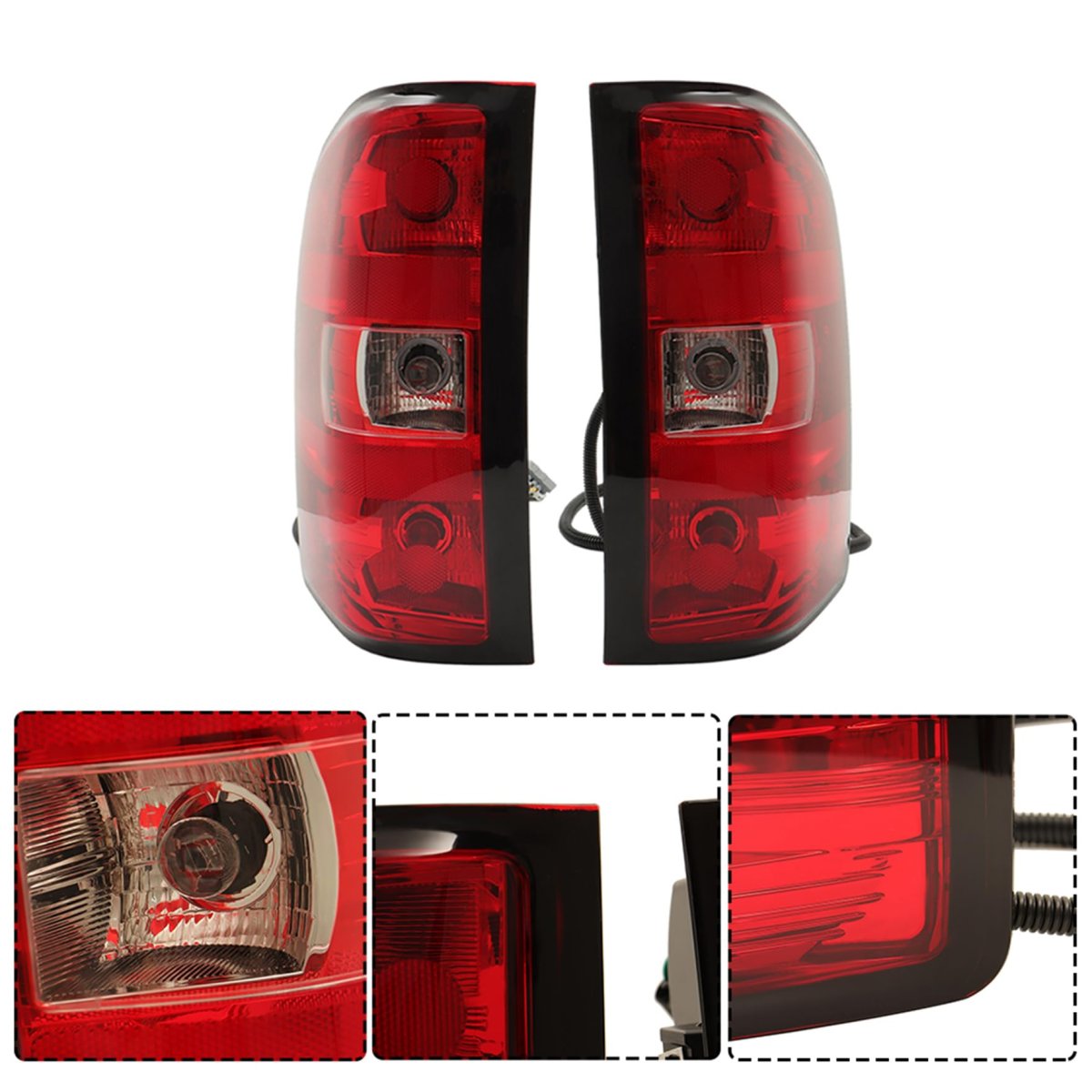 2007 2008 2009 2010 2011 2012 2013 Silverado Tail Light Right Side And Left Brake Replacement For 25958483 Gm2801207