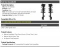 Front Strut And Coil Spring Assembly Set Of 2 Compatible With 2000-2005 Toyota Celica Gt Without Gts Package