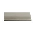 3 In Back Mount Finger Edge Pull Handle Brushed Nickel Aluminum Cabinet And Furniture Model 3306-3 Contemporary Style Single 