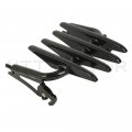 Httmt- Glossy Black Detachable Stealth Luggage Rack Compatible With 2009-2018 H-d Harl Touring Flhr Fltr