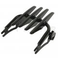 Httmt- Glossy Black Detachable Stealth Luggage Rack Compatible With 2009-2018 H-d Harl Touring Flhr Fltr