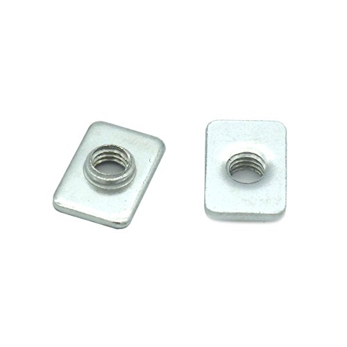 Pre-Assembly Square Nuts Flat M5 T Nut for 2020 Aluminum Extrusions Pack of 100 