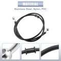 51 18 Length 10mm Id Motorcycle Hydraulic Brake Line Oil Hose Pipe Stainless Steel Braided Cable For Atv Motocross Sport Bikes