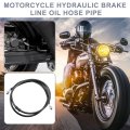 51 18 Length 10mm Id Motorcycle Hydraulic Brake Line Oil Hose Pipe Stainless Steel Braided Cable For Atv Motocross Sport Bikes