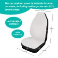 Pensura Watercolor Forest Scenery Design Front Seat Protectors Set 2pcs Autos Covers Armrest Pad 1pcs Steering Wheel Cover Fit